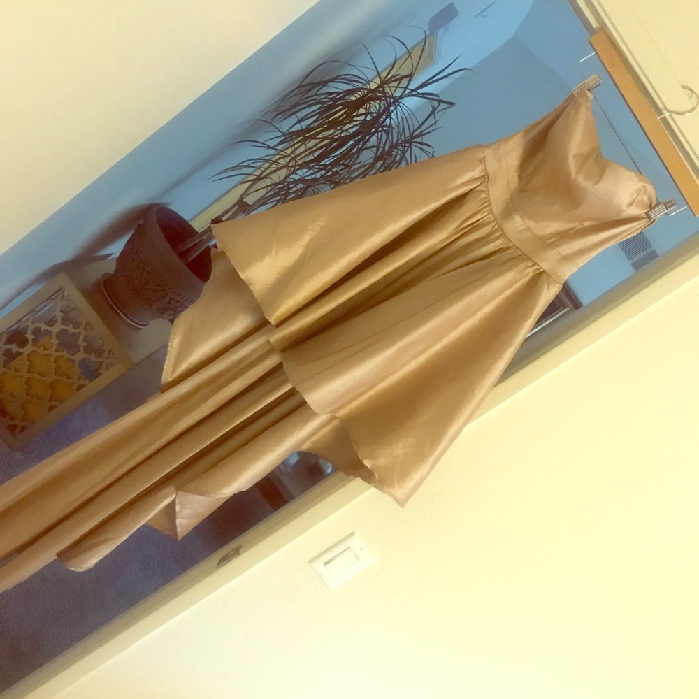 Gold dress. Used once.